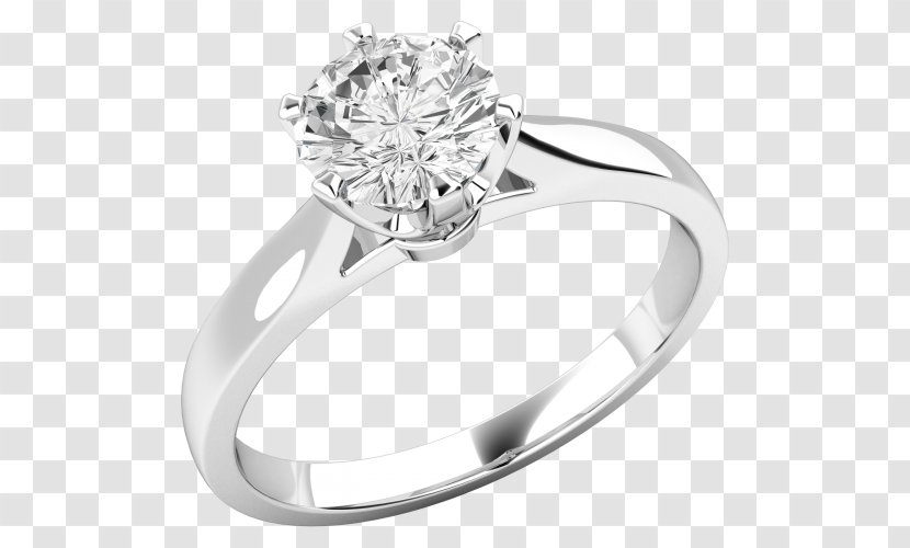Diamond Wedding Ring Engagement Brilliant - Gemstone Transparent PNG