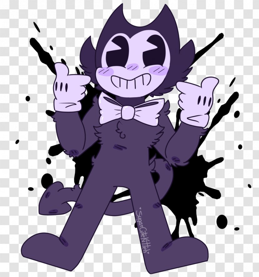 Bendy And The Ink Machine Drawing Fan Art - I Am Alive Transparent PNG