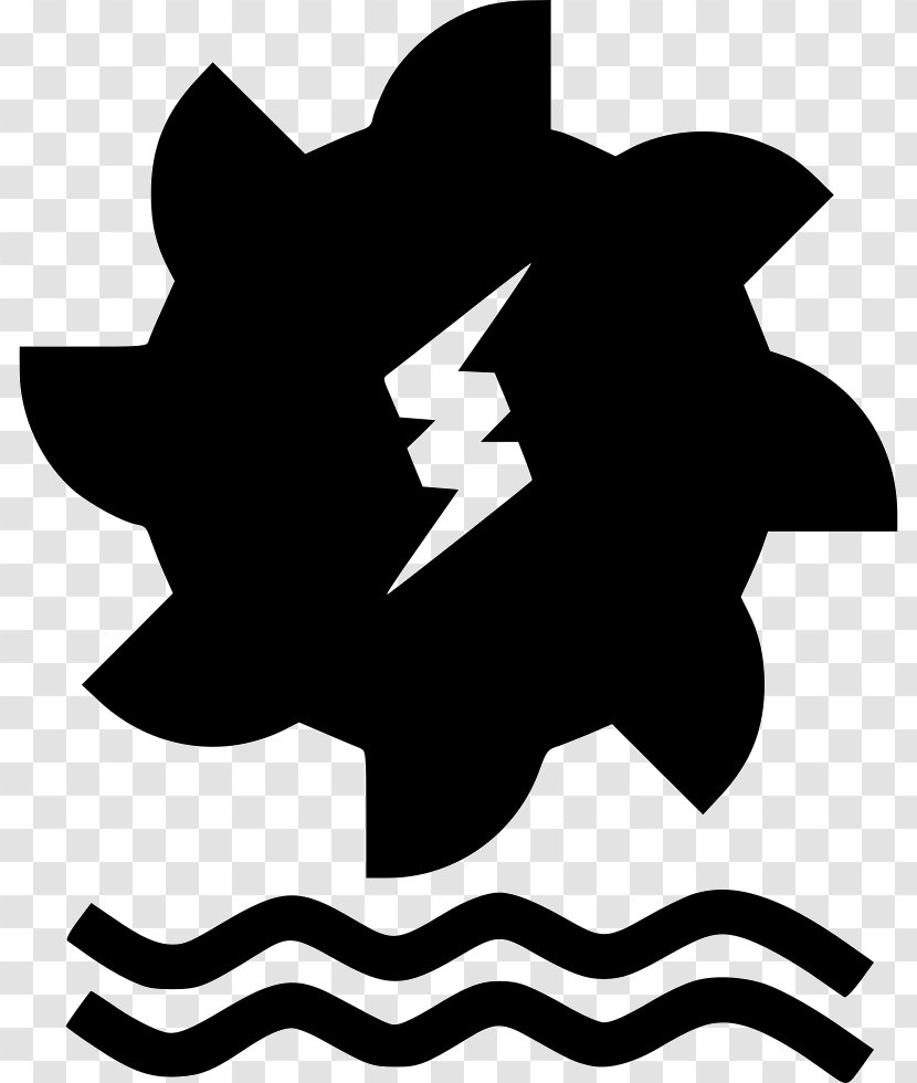 Hydropower Hydroelectricity Dam Clip Art - Monochrome - Water Transparent PNG