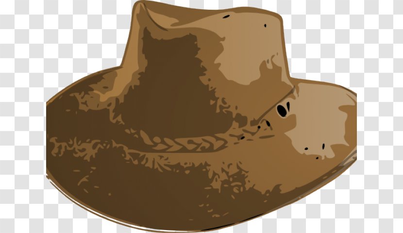 Clip Art Cowboy Hat Slouch Fedora - Australian Transparent PNG