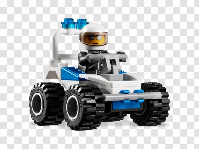 Lego Minifigure Toy Construction Set LEGO 4437 City Police Pursuit - Car Transparent PNG