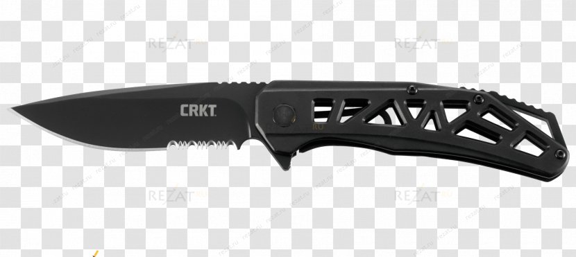 Hunting & Survival Knives Columbia River Knife Tool And CRKT K330GGP K330KKS Gusset Black Triple Point Serrations Folder - Kitchen Transparent PNG