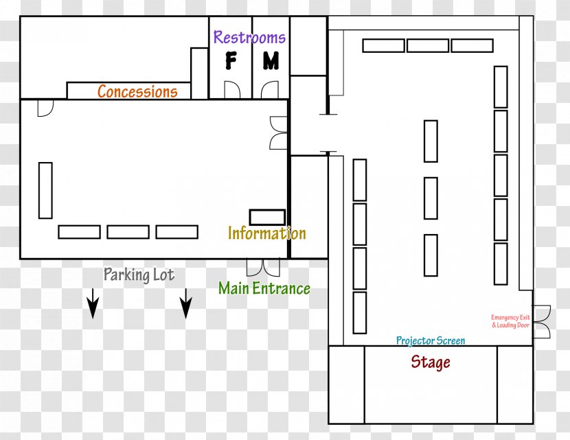 Paper Floor Plan Line - Rectangle - Design Transparent PNG