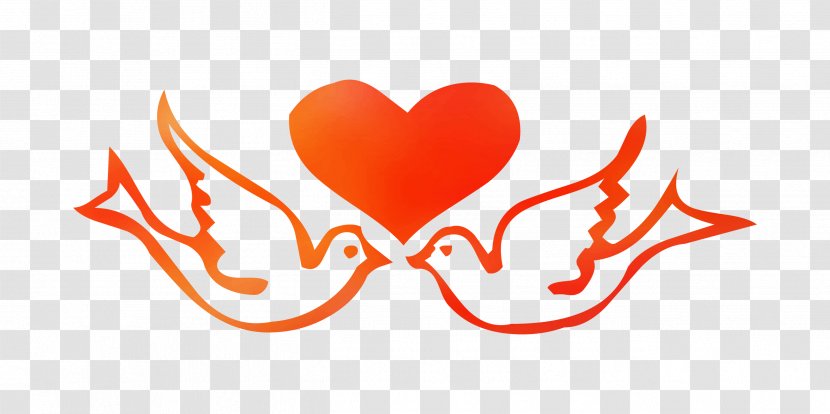 Heart Clip Art Logo M-095 - Red - Love Transparent PNG