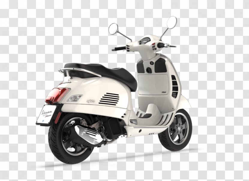 Piaggio Vespa GTS 300 Super Exhaust System - Motorcycle Transparent PNG