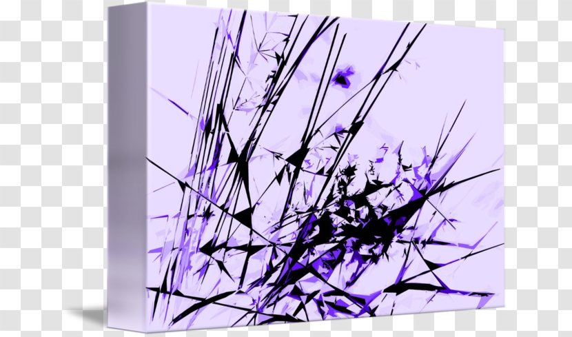 Abstract Art Canvas Print Painting - Work Of - Purple Transparent PNG