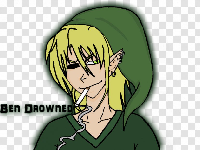 Smoking DeviantArt Drawing Jeff The Killer - Flower - Ben Drowned Transparent PNG