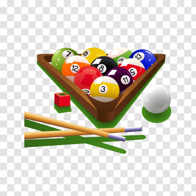 Billiards Cue Stick Billiard Table - Pool - Vector And Club Transparent PNG