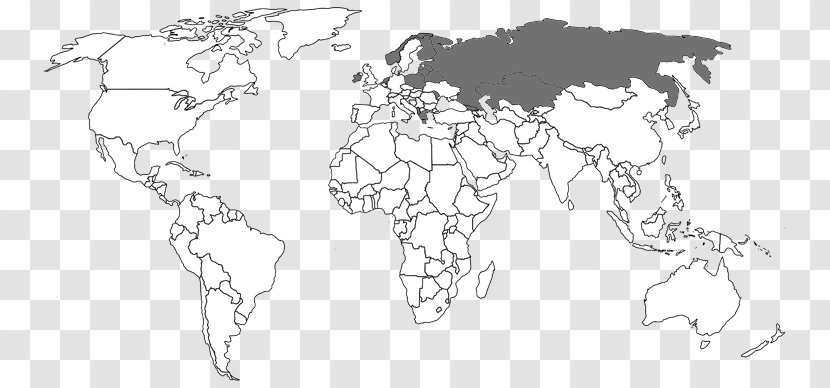 World Map Coloring Book Child - Earth Transparent PNG