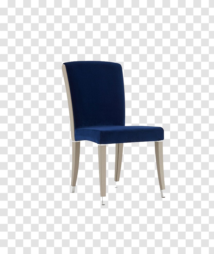 Chair Armrest Cobalt Blue - Furniture - Mediterranean Armchair Transparent PNG