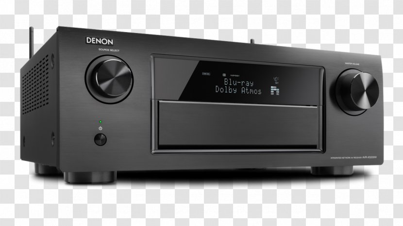 AV Receiver Denon AVR-X6300H Radio Surround Sound - Multimedia - Dolby Digital Transparent PNG