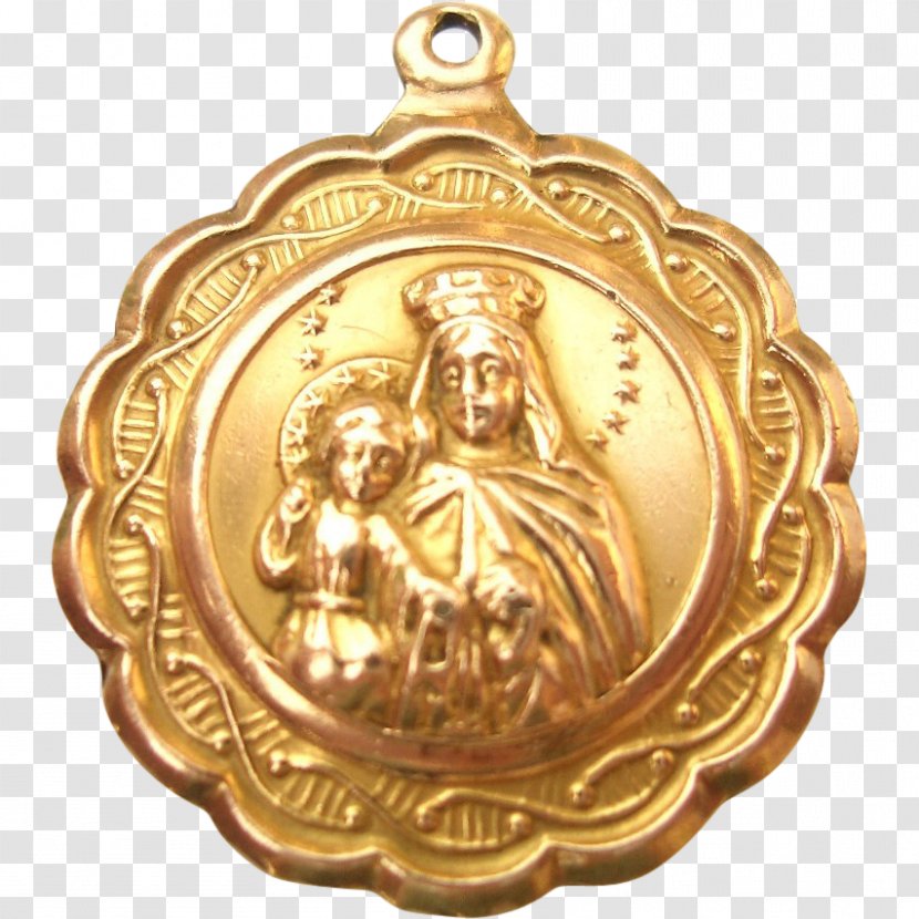 Locket Sacred Heart Charms & Pendants Gold Child Jesus - Coin Transparent PNG