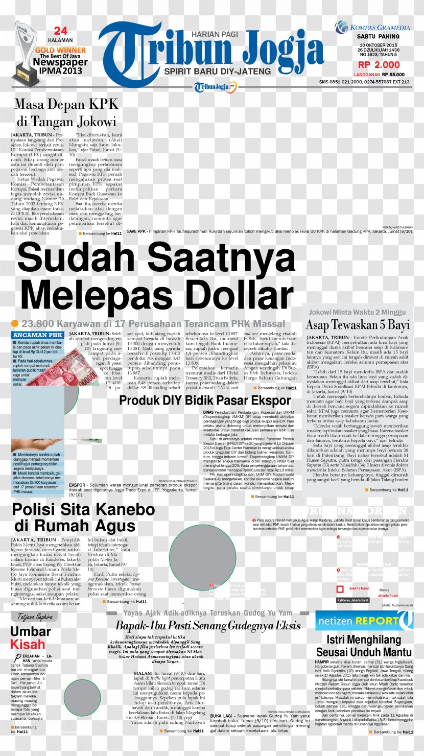 Yogyakarta Tribun Jogja Product Design Network - Text - Area Transparent PNG