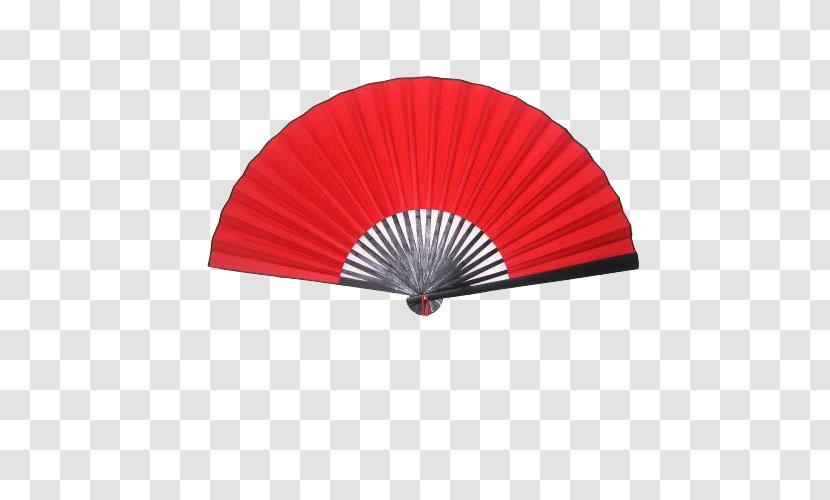 Japan Hand Fan Silk Wangxingji Paper - Red - Japanese Transparent PNG