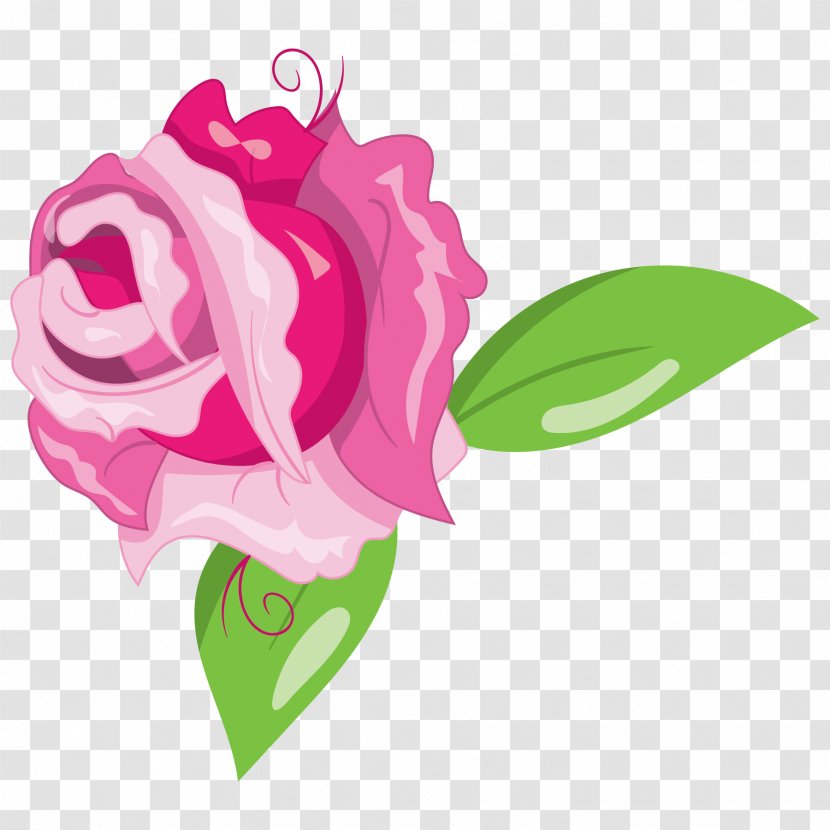 Garden Roses Pink Design Wedding - Flower - Beautiful Flowers Transparent PNG