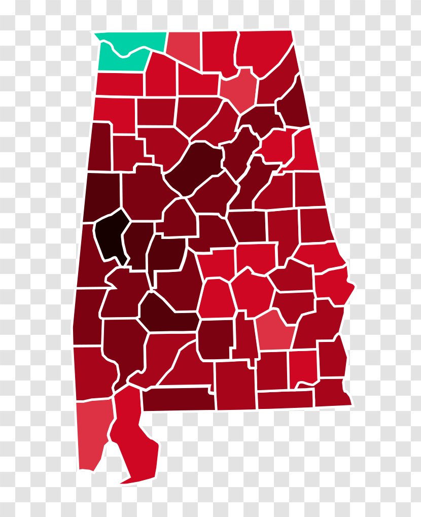 Blount County, Alabama Map United States Presidential Election In Alabama, 1940 Election, 2016 - Democrat Transparent PNG