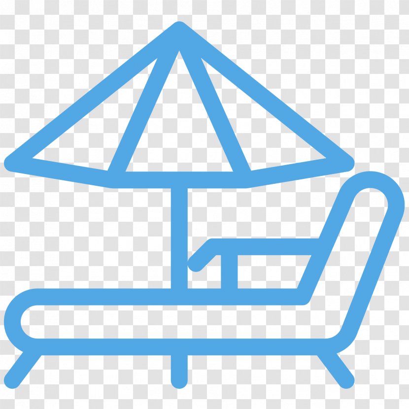 Deckchair Chaise Longue Beach - Chair Transparent PNG