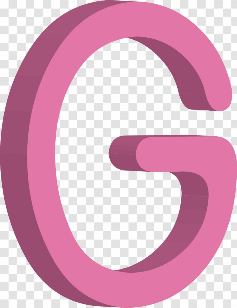 The Letter G - English - Red Transparent PNG