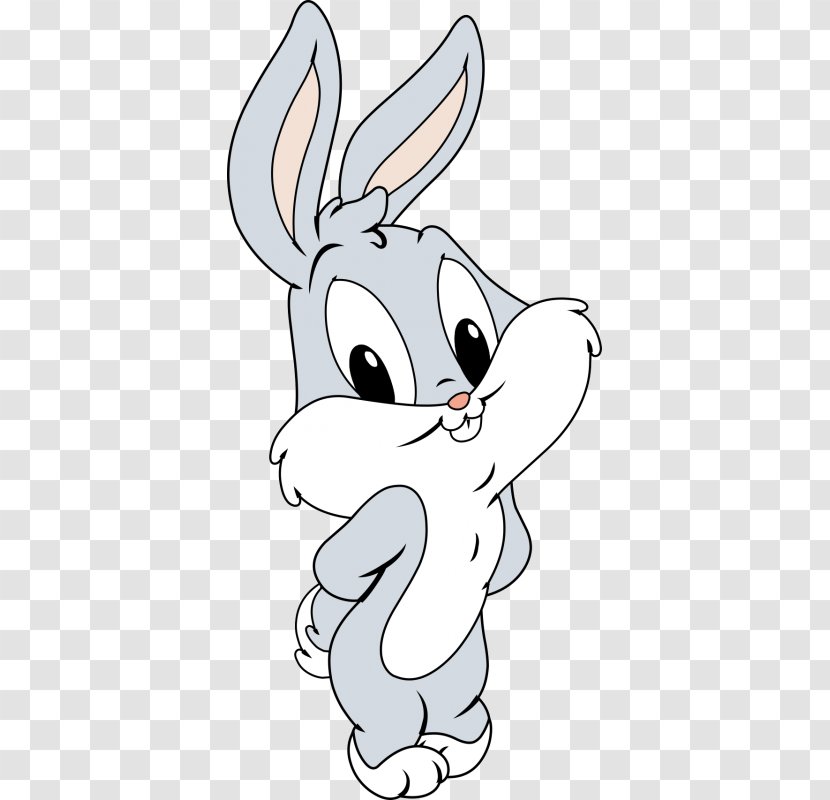 Bugs Bunny Tweety Sylvester Daffy Duck Porky Pig - Domestic Rabbit - Animal Figure Transparent PNG