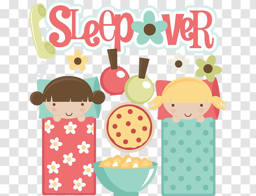 Sleepover Party Clip Art - Happiness - Border Cliparts Transparent PNG