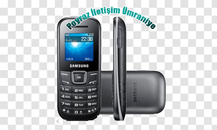 Samsung E1200 Eider Black Galaxy SIM Free Android - Mobile Phone - Keystone 2Samsung Transparent PNG