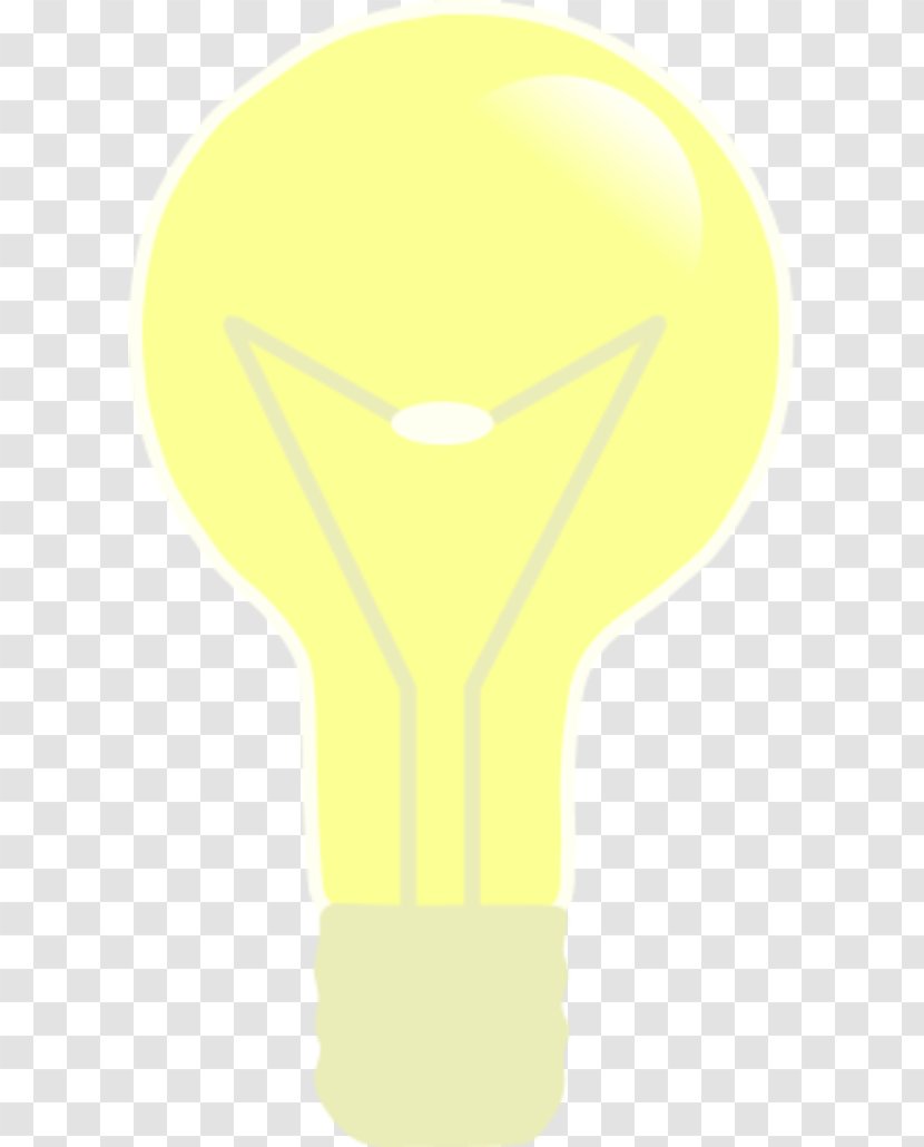 Yellow Angle Font - Bulb Image Transparent PNG