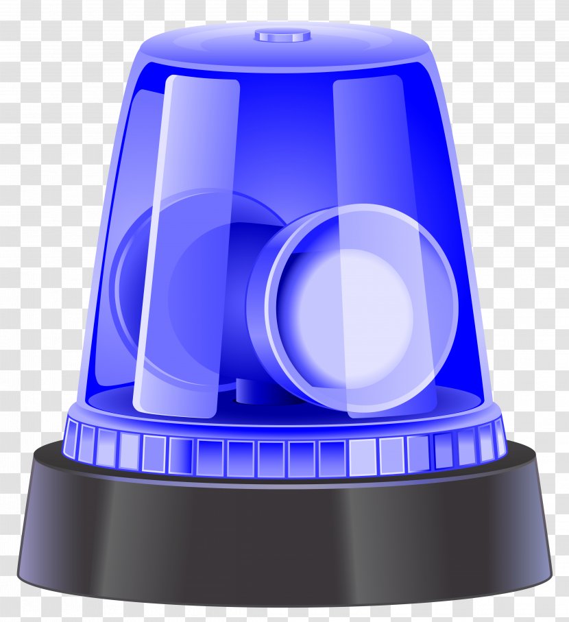 Siren Police Car Clip Art - Blue Image Transparent PNG