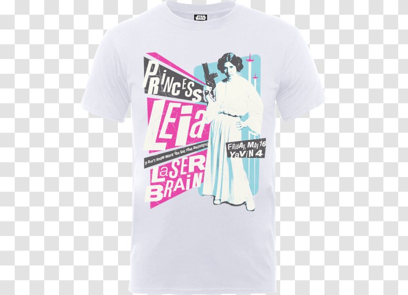 T-shirt Leia Organa Han Solo Stormtrooper Anakin Skywalker - T Shirt - Rock Posters Transparent PNG