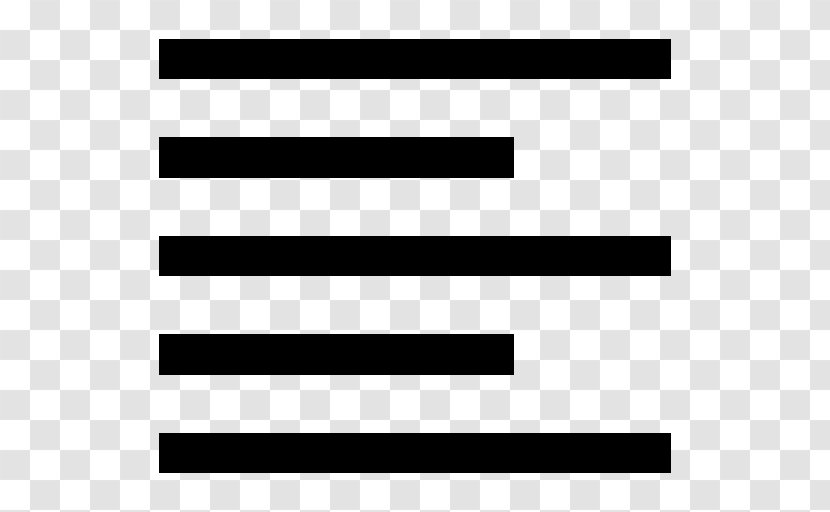 Typographic Alignment - Monochrome - Justify Transparent PNG
