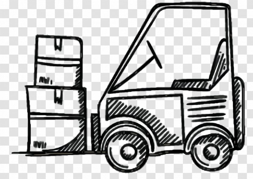 Book Black And White - M - City Car Truck Driver Transparent PNG