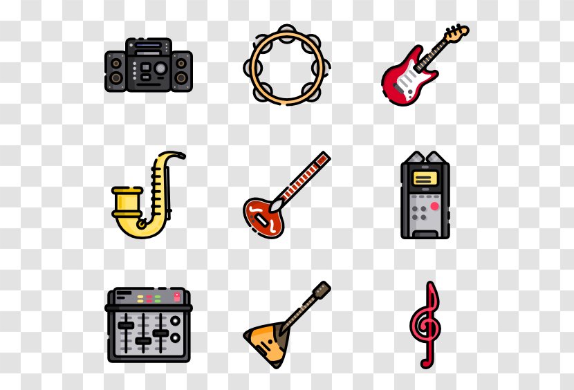 Musical Instruments - Silhouette - Flower Transparent PNG
