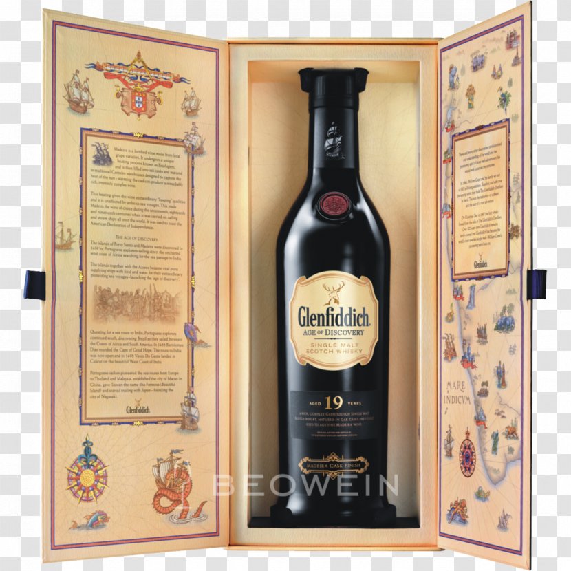 Glenfiddich Single Malt Whisky Whiskey Scotch - Wine Transparent PNG