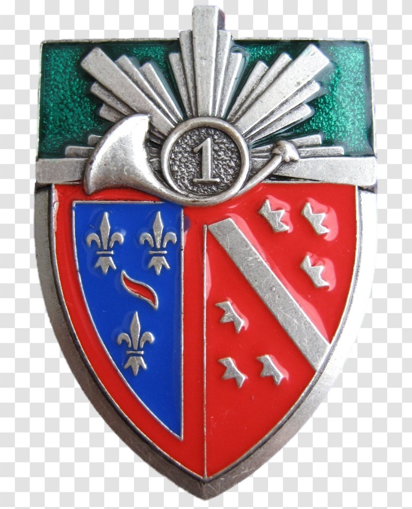 France 1er Régiment De Chasseurs Regiment Chasseur à Cheval French Armed Forces - Emblem Transparent PNG
