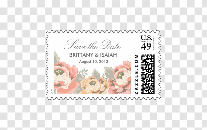 Wedding Invitation Paper Postage Stamps Mail Rubber Stamp Transparent PNG