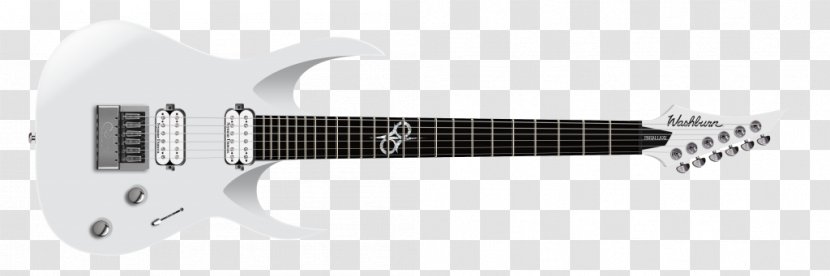 Electric Guitar Seven-string Guitarist Schecter Research - James Shaffer - String Of Pearls Transparent PNG