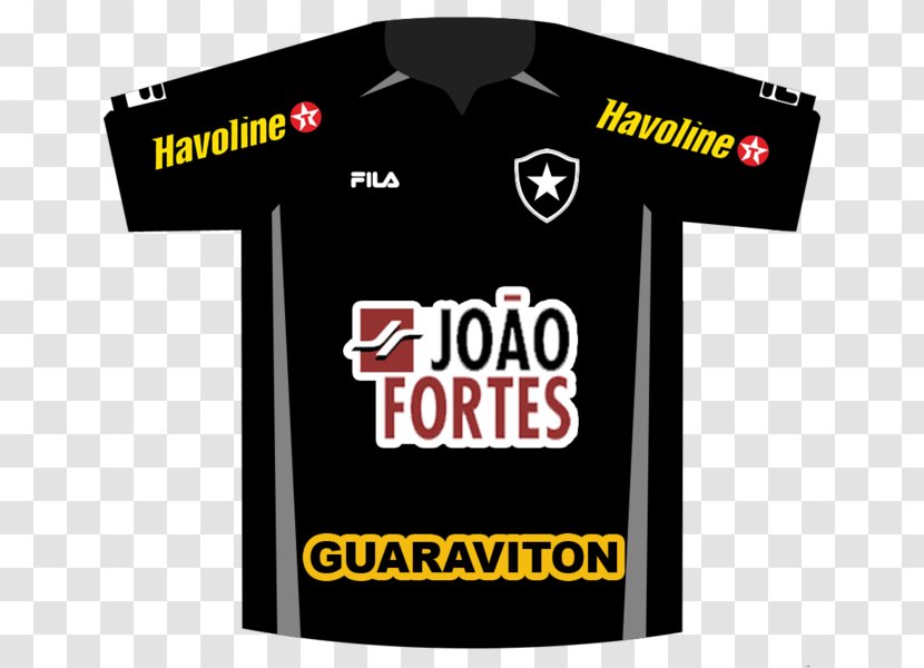 T-shirt Logo Botafogo De Futebol E Regatas Sleeve - Sign Transparent PNG