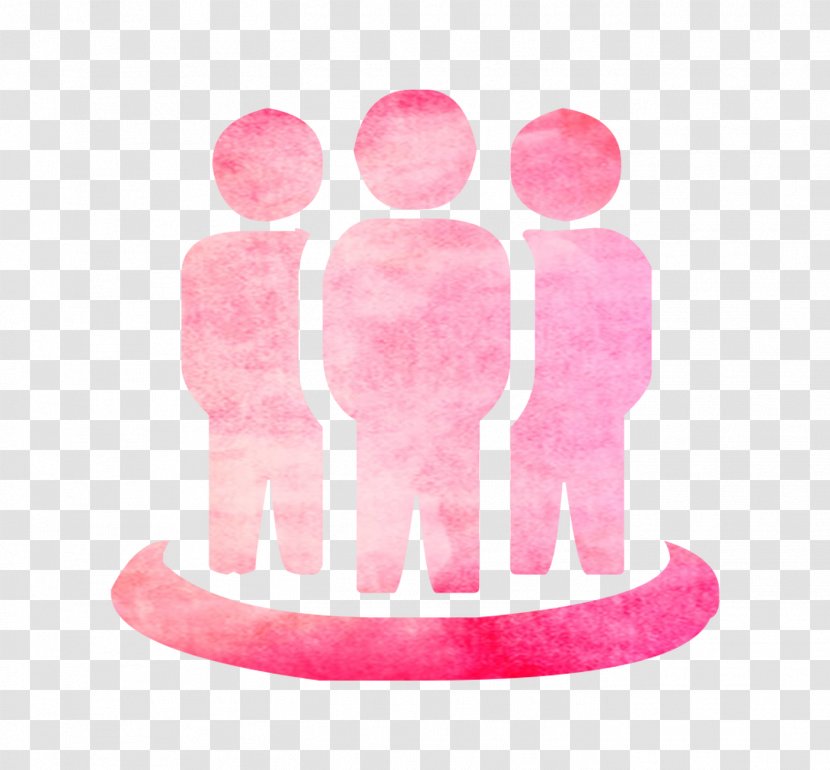 Finger Font Pink M - Logo Transparent PNG