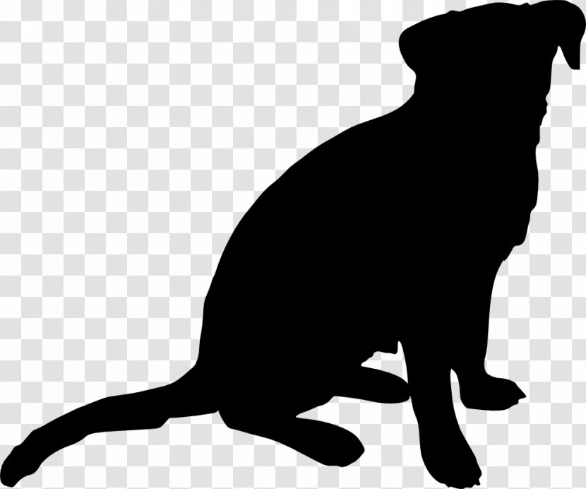 Dog Puppy Silhouette Clip Art - Organism - Silhouettes Transparent PNG