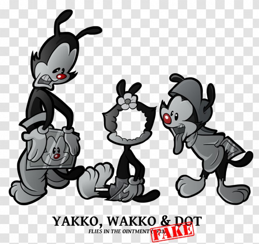 Yakko, Wakko, And Dot Tasmanian Devil Television Show Cartoon Drawing - Art - Daffy Duck Transparent PNG