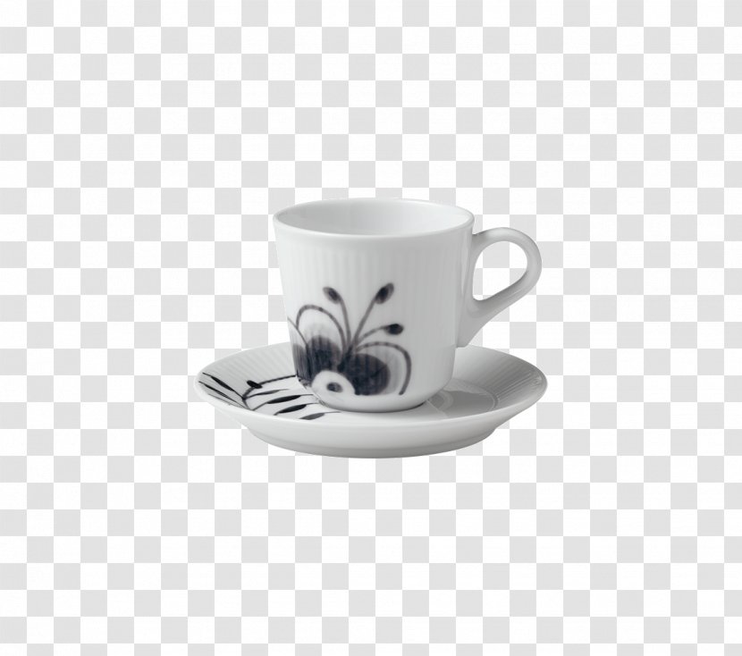Espresso Mug Royal Copenhagen Saucer Teacup - Coffee Cup Transparent PNG