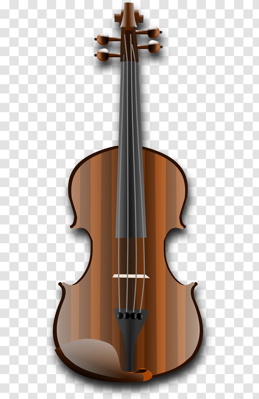 Violin Musical Instrument String Clip Art - Silhouette - Guitar Transparent PNG