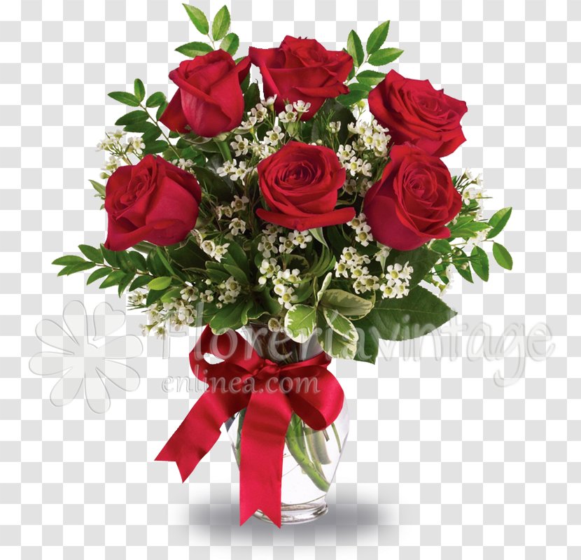 Flower Bouquet Rose Floristry Gift - Flowerpot Transparent PNG
