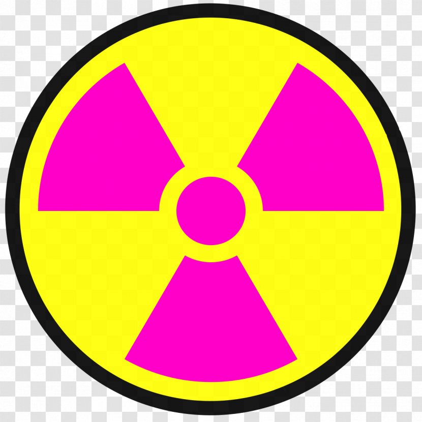 Hazard Symbol Radioactive Decay Radiation Biological - Sign Transparent PNG