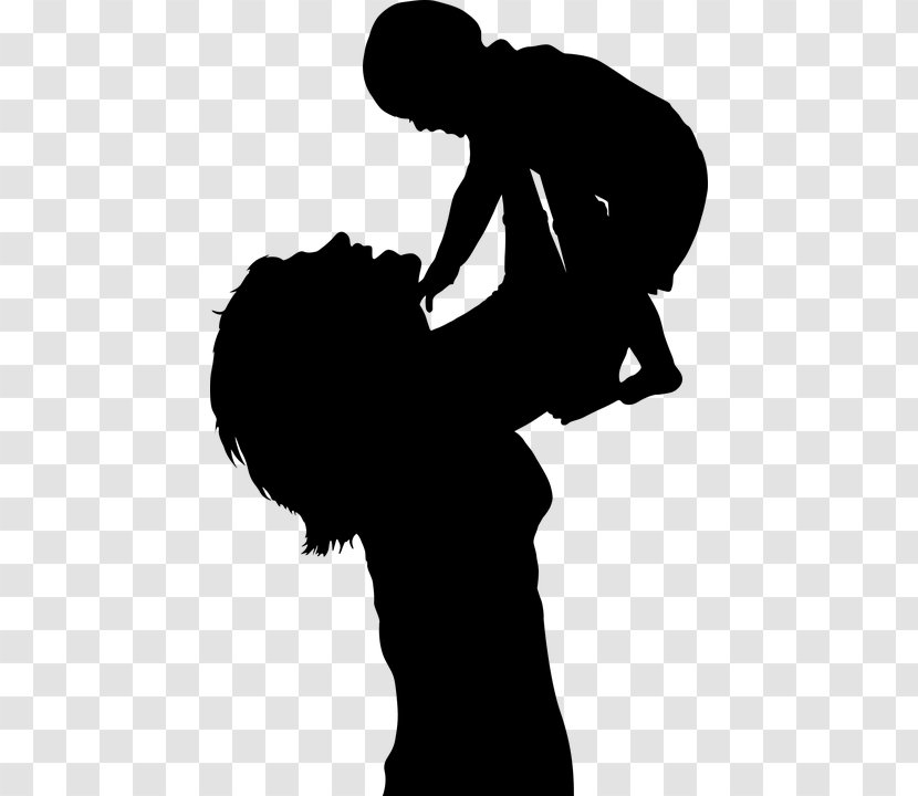 Child Mother Infant Clip Art - Monochrome Photography Transparent PNG