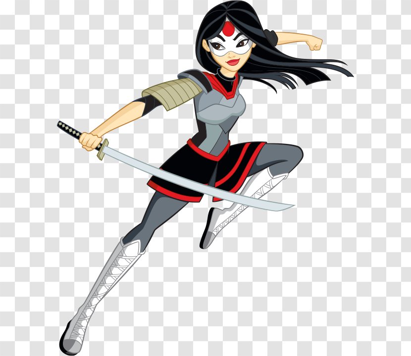 Hero Of The Month: Katana | Episode 211 DC Super Girls Harley Quinn Wonder Woman Batgirl - Heart Transparent PNG