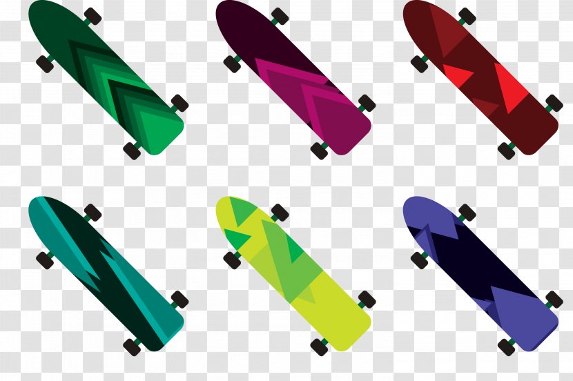 Longboard Skateboard Street Art Graffiti - Longboarding - Vector Transparent PNG