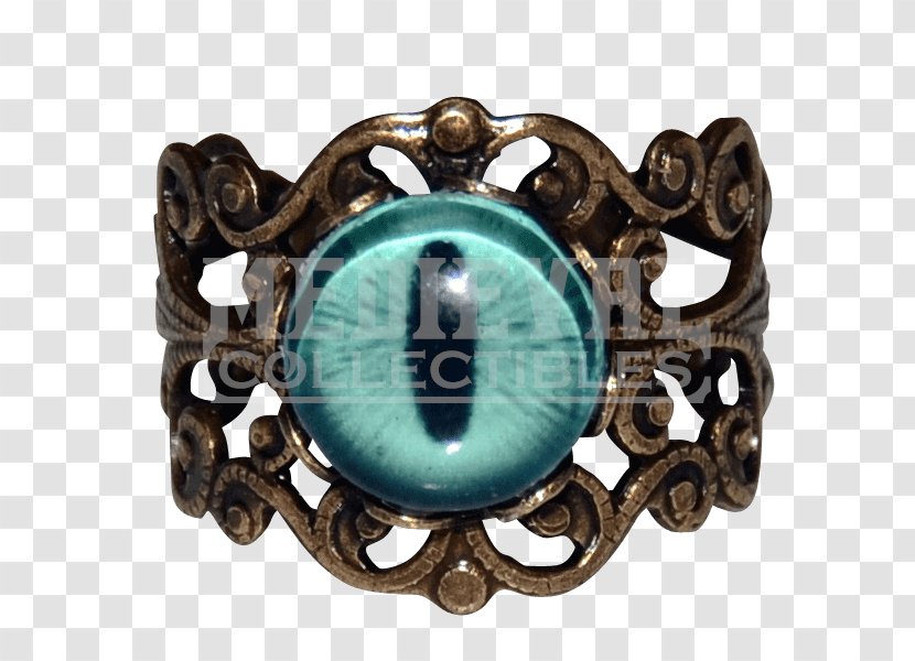 Turquoise - Dragon Ring Transparent PNG