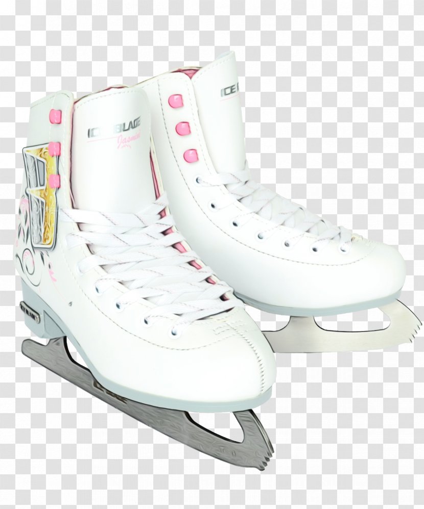 Figure Skate Footwear Ice Hockey Equipment White - Skating - Guard Transparent PNG