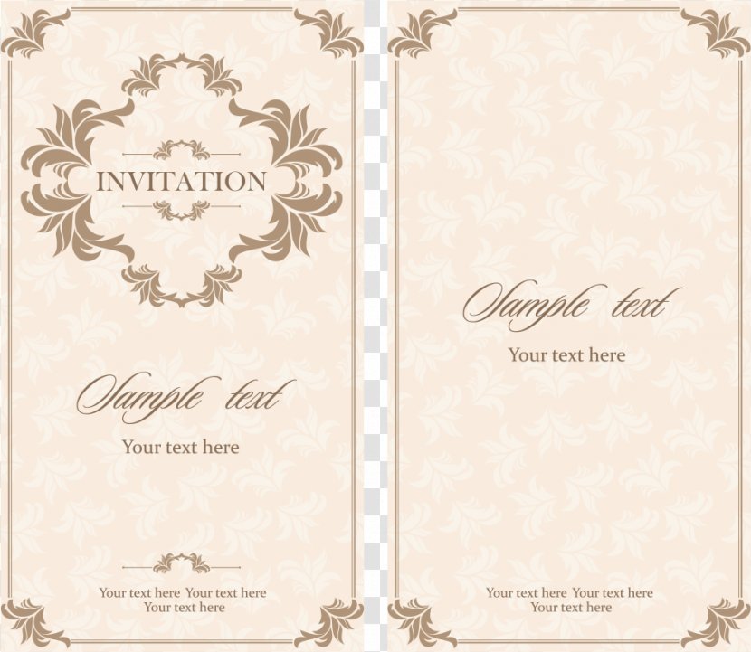 Wedding Invitation Euclidean Vector Illustration - Photography - Simple Pattern Transparent PNG