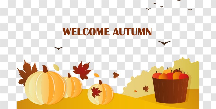 Autumn Illustration - Art - Welcome The Arrival Of Transparent PNG